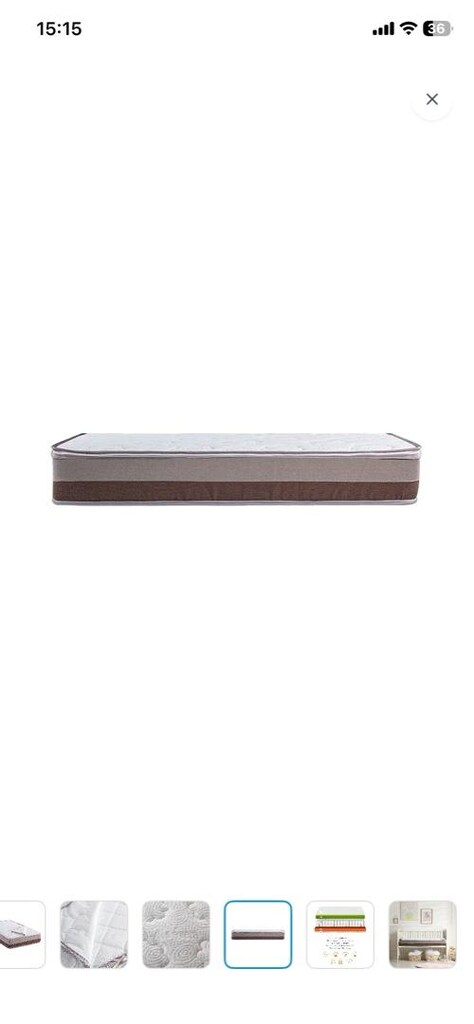 Ebebek Baby Plus Lux Ortopedi Yaylı Bebek Yatağı 70x130 - 9