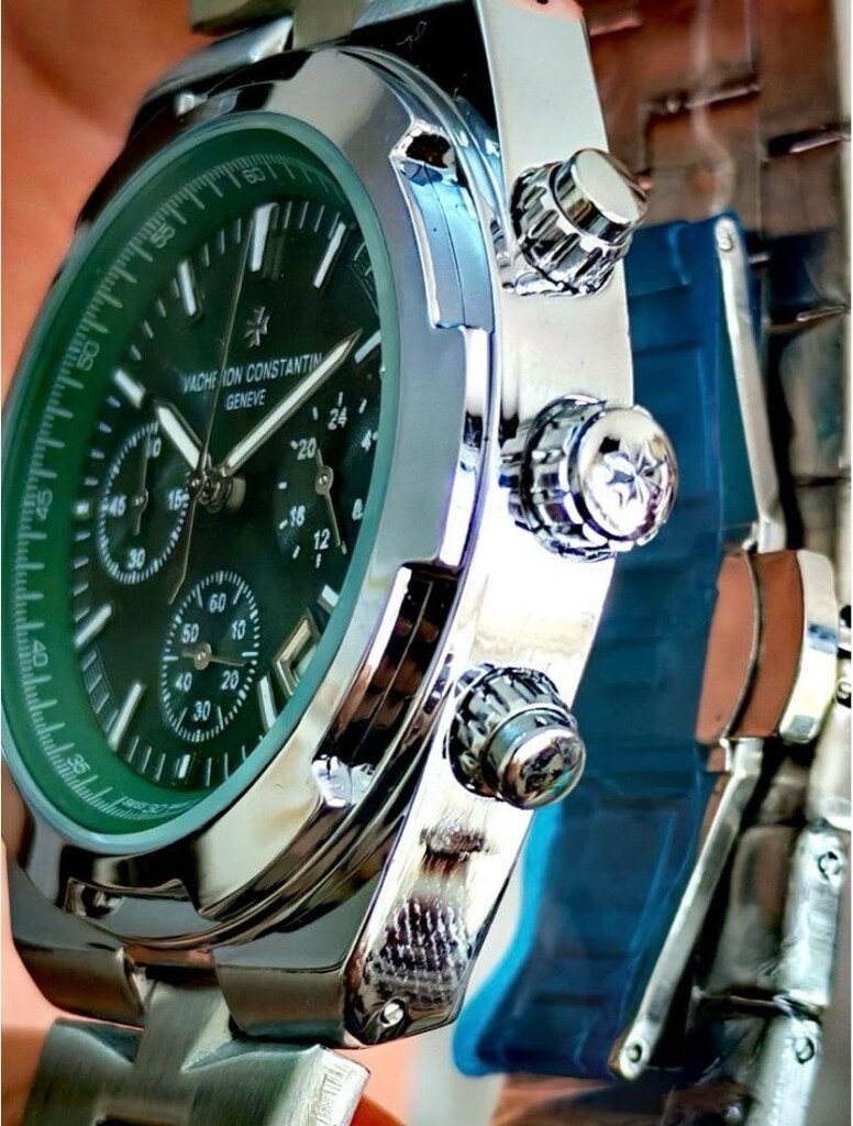 Vacheron Constantin Yeşil Kronograf Saat - 2