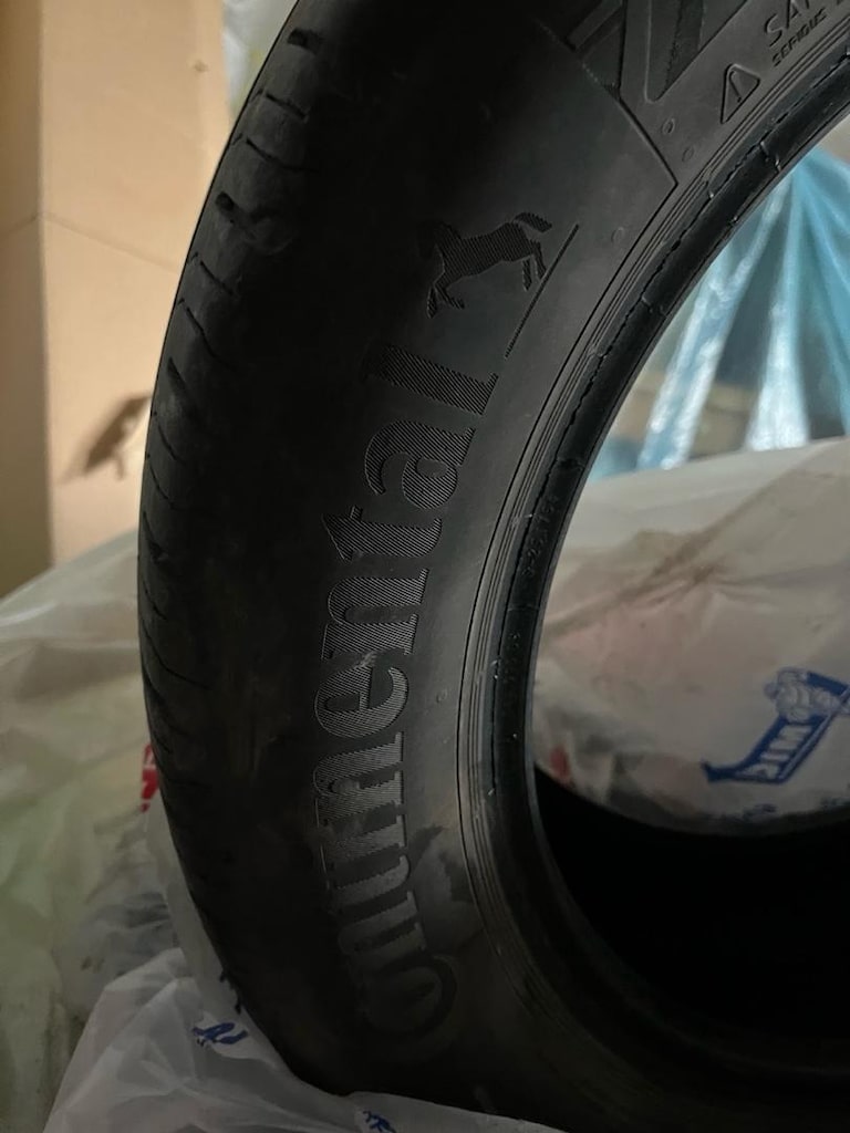 4 adet 205 55 16 mevsimlik lastik continental - 2
