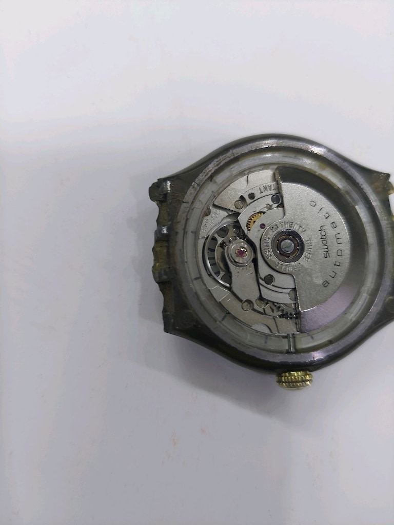 swatch mekanik kol saat çalışır durumda - 4