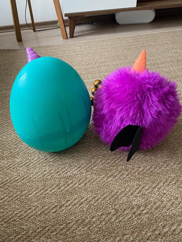 Rainbocorns süpriz yumurtalı peluş boynuzlu örümcek büyük boy - 2