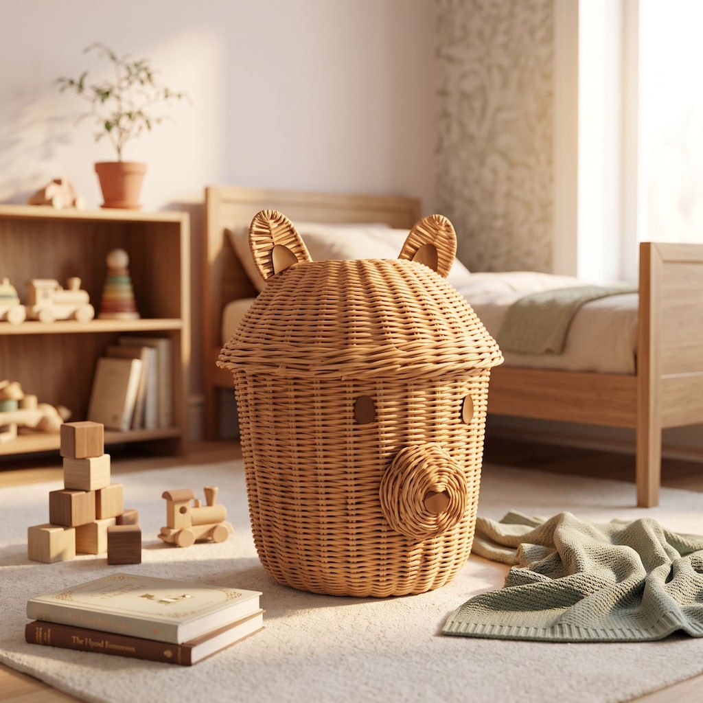 LITTLE BEAR Çocuk Odası Organizer Sepet – Sıfır - 3