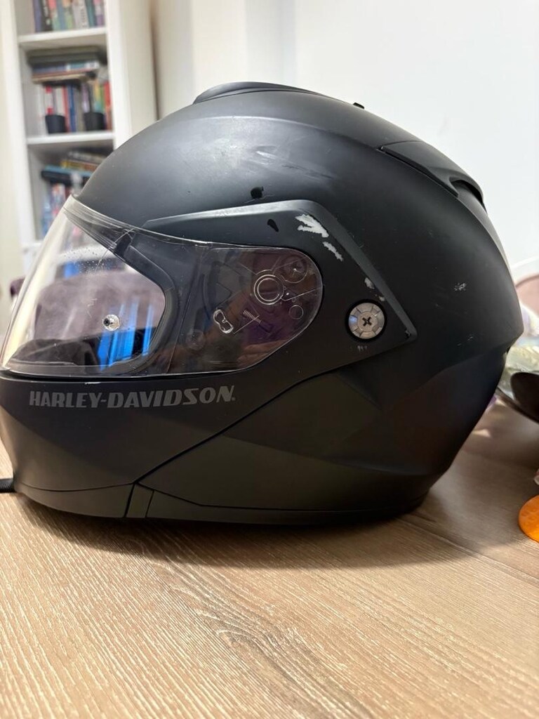 Harley Davidson Çene Açılır Kask - 3