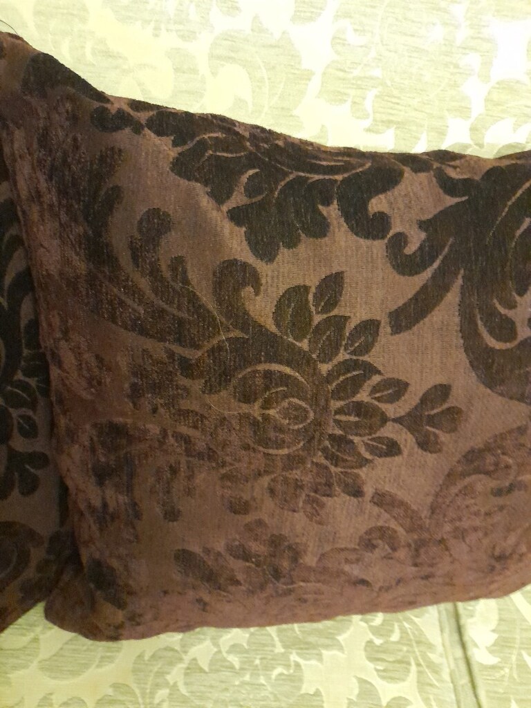 Bordo kadife 2 adet kırlent - 2