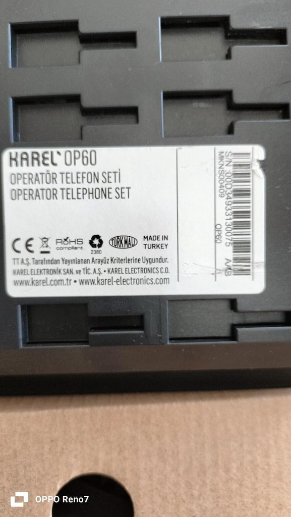 DEKOR BÜRO MOBİLYALARI KAREL OP60 OPERATÖR TELEFONU SIFIR ÜRÜN - 4