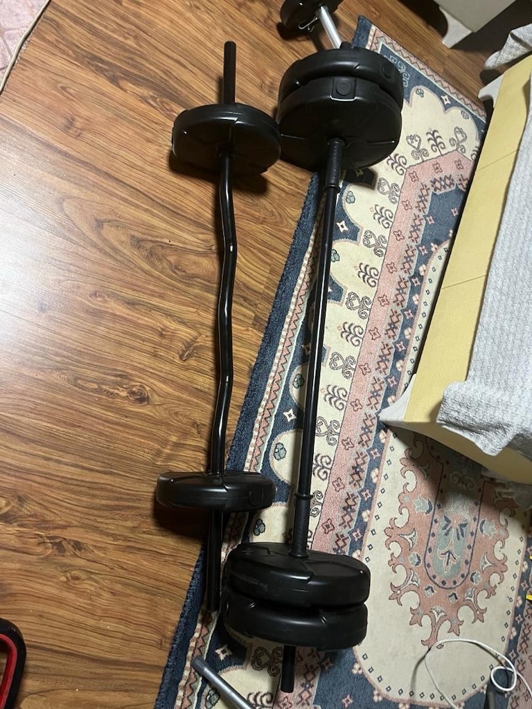 Dumbell Seti ve Z Barlı Halter Seti - 2