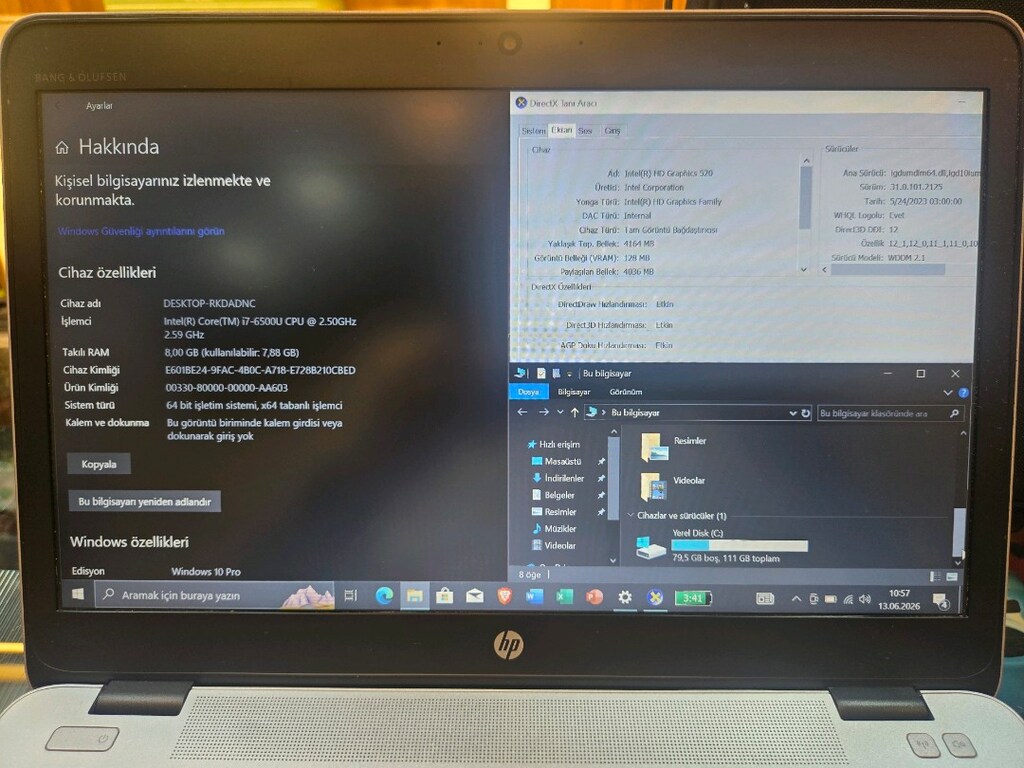HP ELİTEBOOK İ7 İŞLEMCİLİ OFİS LAPTOP - 7