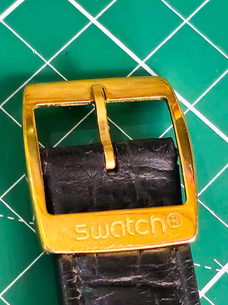 Swatch irony Gold finger 007 kronograf saat - 5