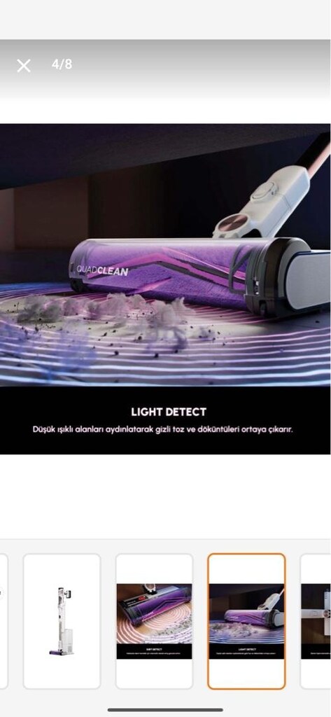 Shark Deteckt Pro Auto Empty Sistem Şarjlı Dikey Süpürge - 5