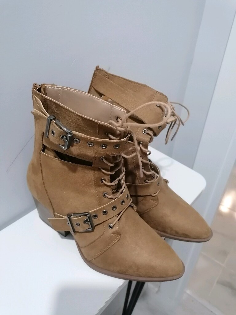 Bot fermuarlı bej renk 37 - 3