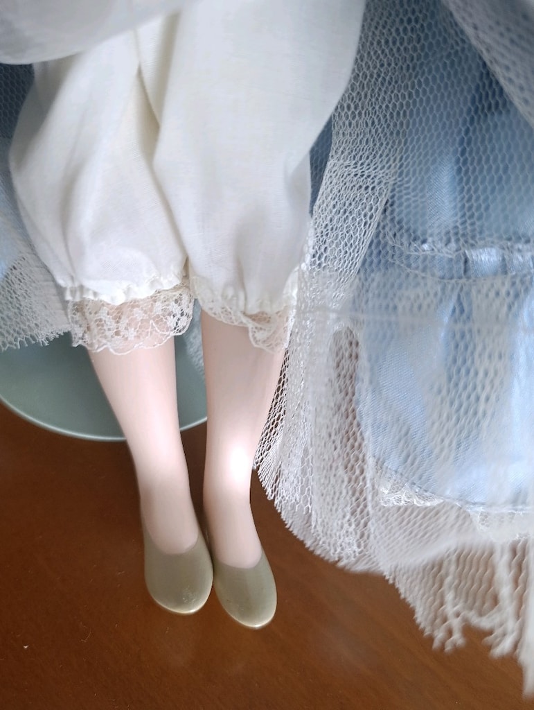 Vintage Bebek Mavi Elbiseli - 8
