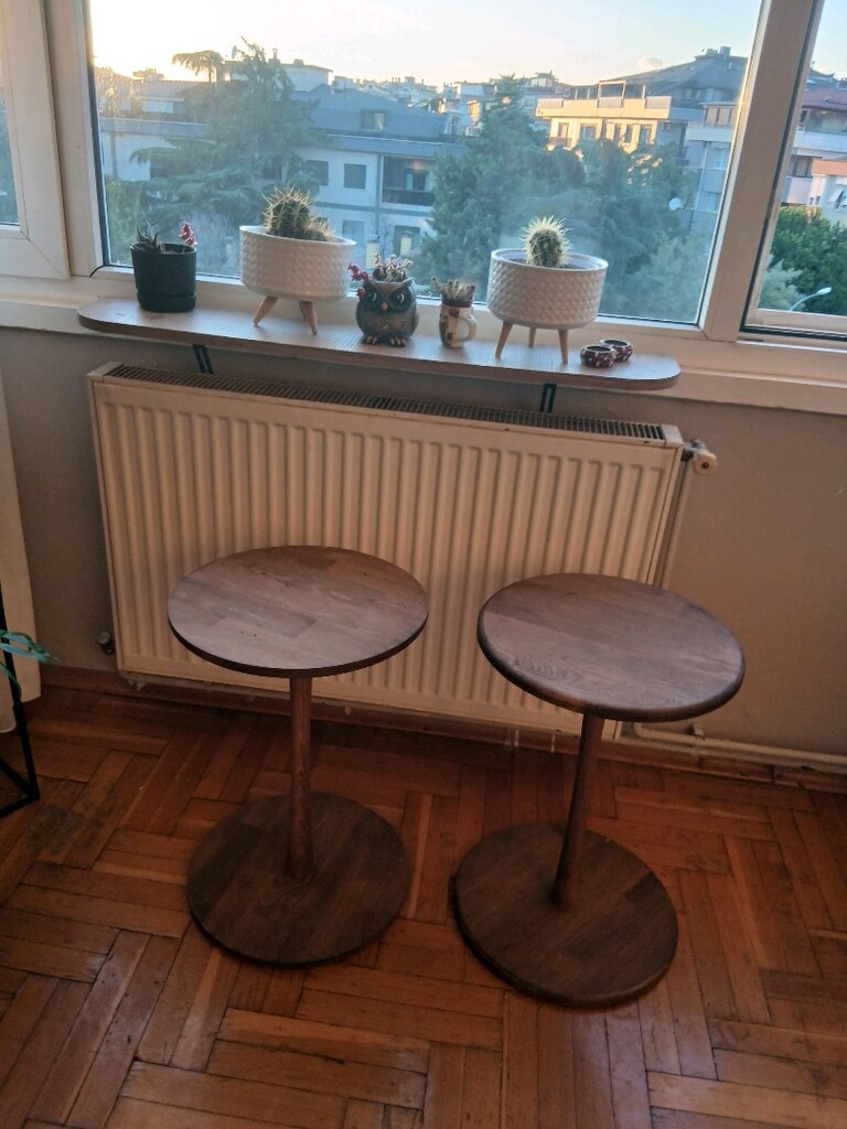 TV sehpası+TV rafı+ışıklı duvar süsü 2 li+2 adet yan sehpa+2 petek üst - 5