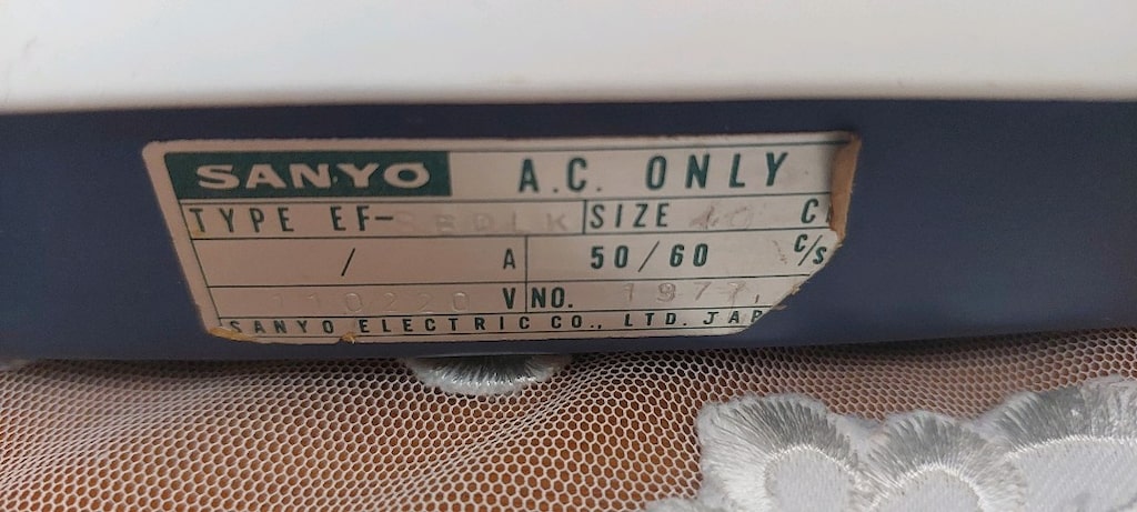 Antika Sanyo japon Vantratör Sorunsuz Sıfır Ayarında 1977 model. - 8