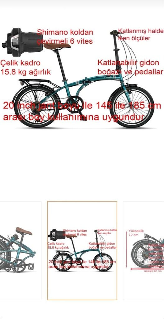 Umit Cunda 6s Katkanır Bisiklet - 4