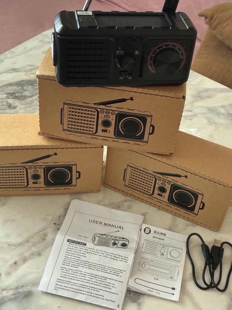 küresel kriz Deprem ,acil durum, kamp,SOS siren sinyal ışığı radio - 6