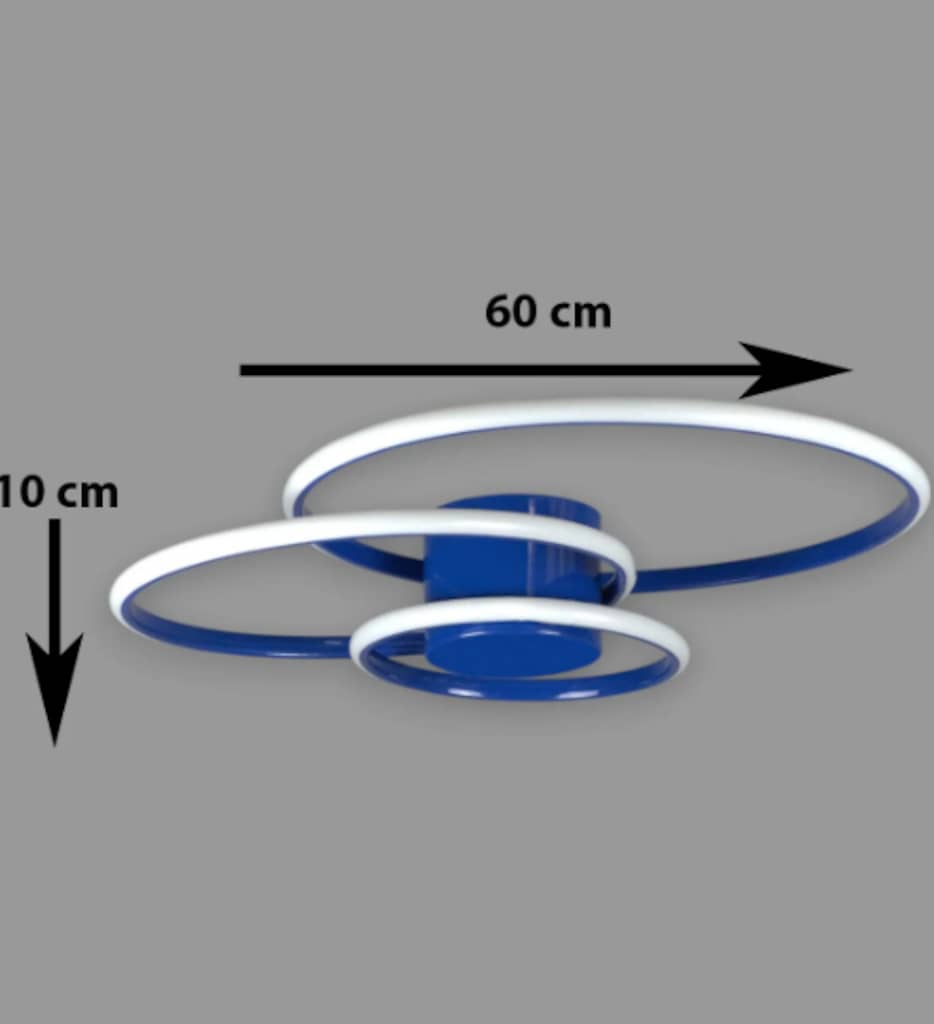 MAVİ LED AVİZE,LED AVİZE,MAVİ AVİZE,ÜÇLÜ AVİZE,AVİZE,BEYAZ IŞIK AVİZE - 2