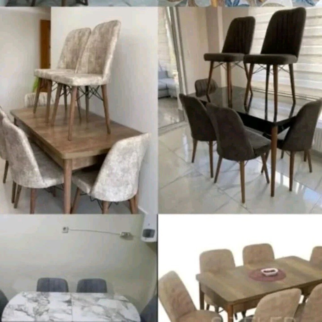 yemek masası ahşap ayaklı - 5