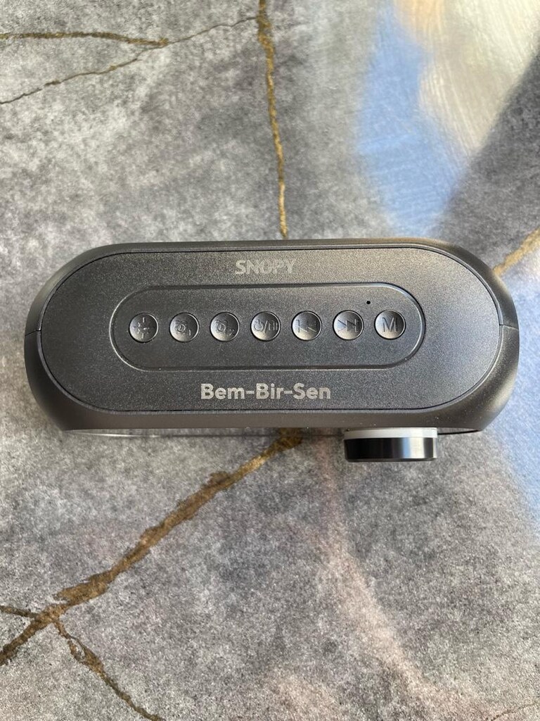 Snopy SN-W1 Siyah Çift Alarmlı Saat Hoparlör (Bluetooth-Aux-Usb) - 4