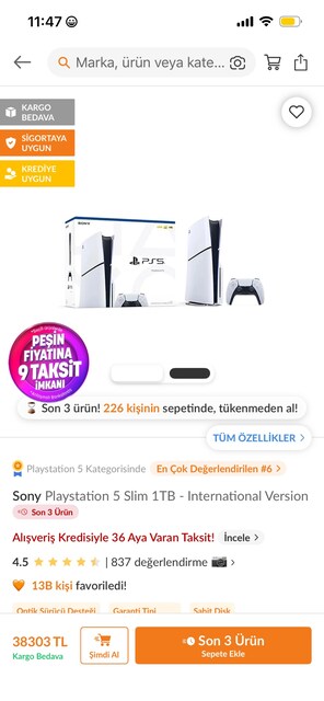 PlayStation 5 digital 1 tb garantili