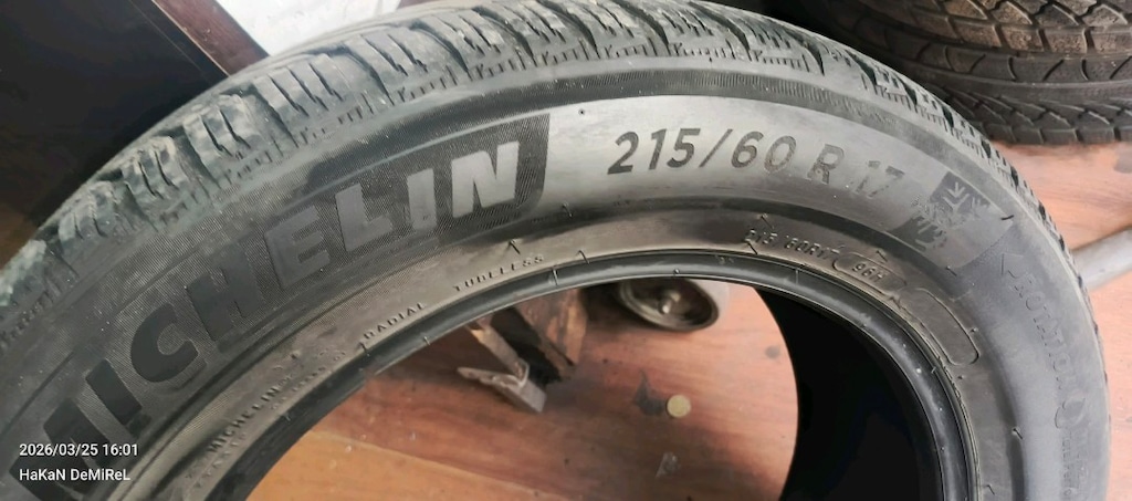 215 60 17 Michelin takım - 4