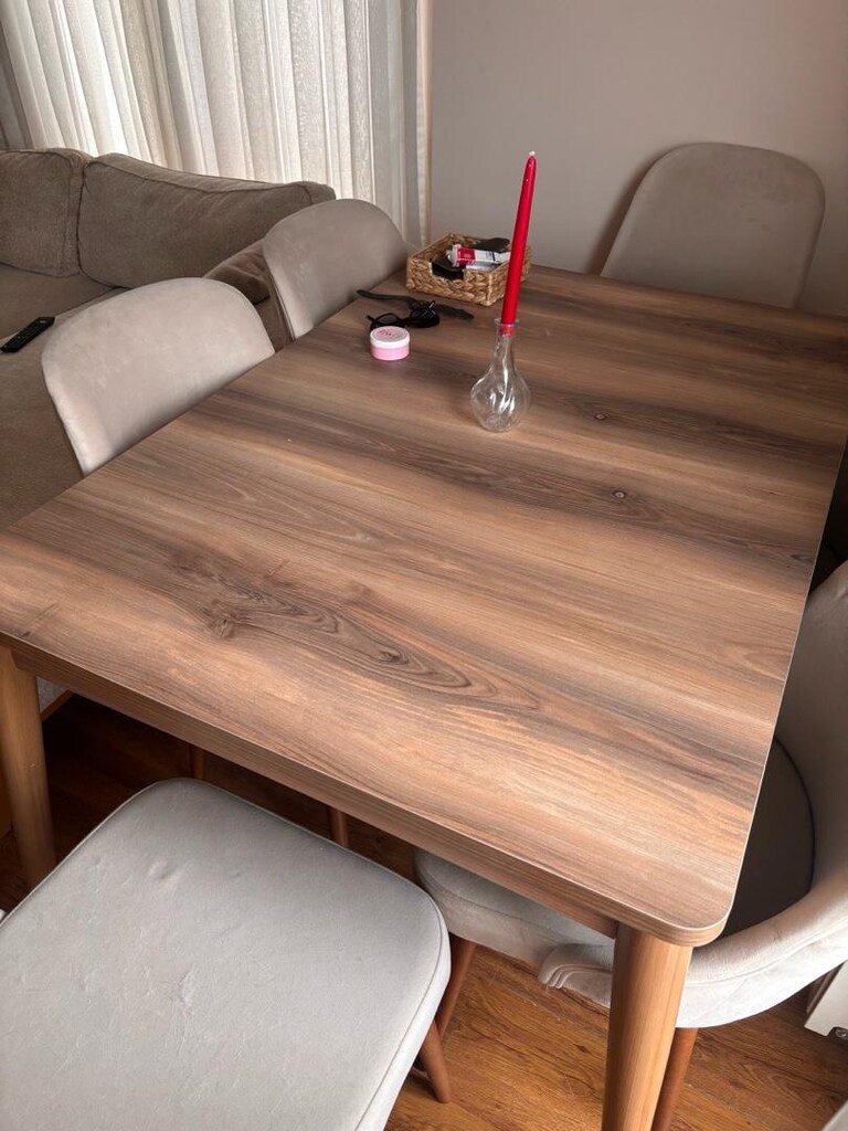 yemek masası ve 6 sandalye - 2