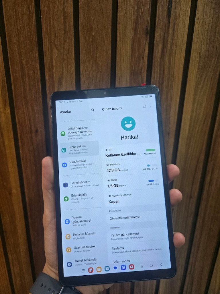 (3 AY GARANTİLİ) SAMSUNG TAB A9 SIFIRDAN FARKSIZ - 2