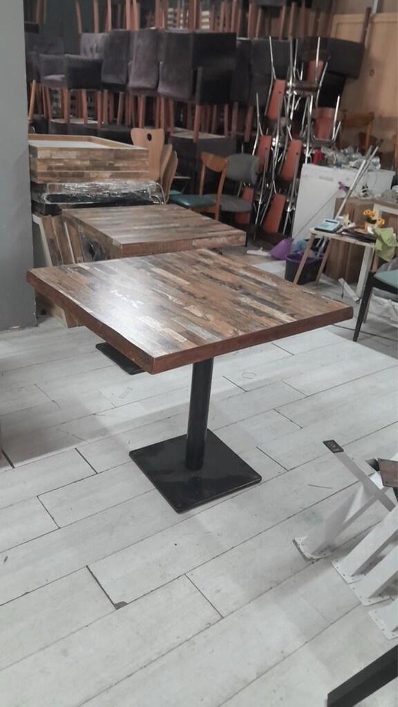 Cafe Restoran Masası 80x80 cm 70x70 cm - 4