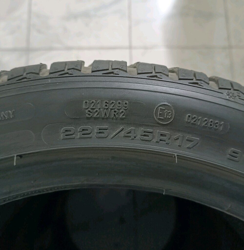 225 45 17 ÇIKMA KIŞLIK GOODYEAR LASTİK TAKIMI - 3