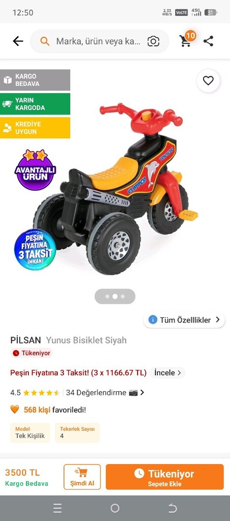 neredeyse bedava sıfırı 3500 - 2