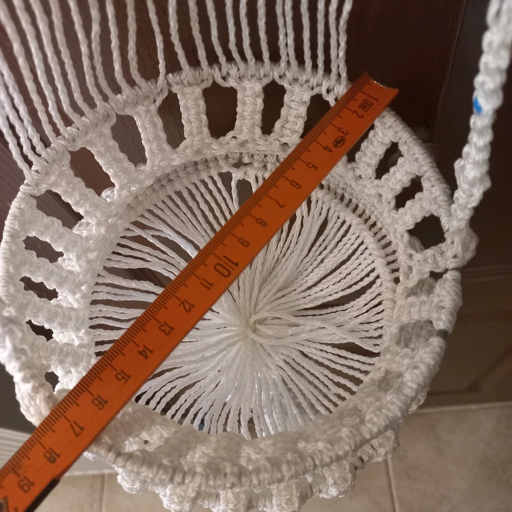 El yapımı makrome çiçek askılık - 14