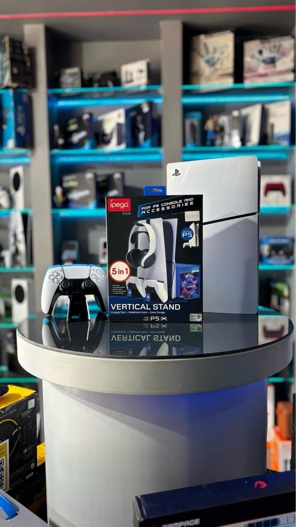 iPega PS5 5in1 Dikey Stand | Çift Kol Şarj İstasyonu - 3