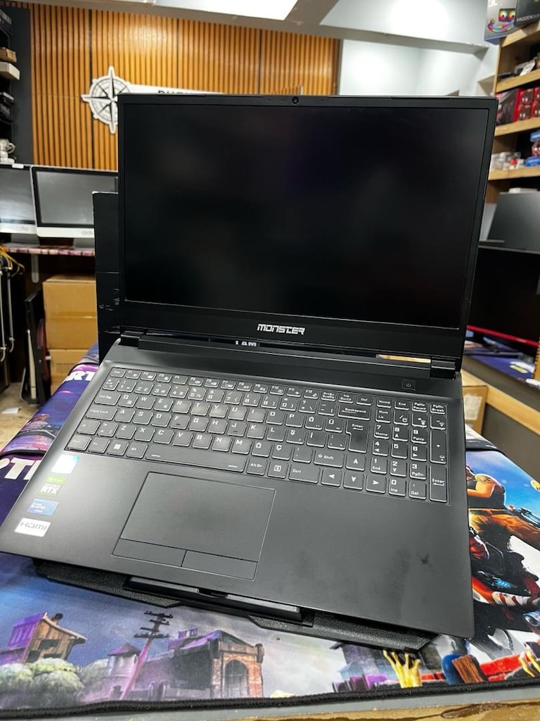 KUTULU 3050 Tİ Lİ MONSTER GAMİNG DİZ ÜSTÜ LEPTOP BİLGİSAYAR - 2