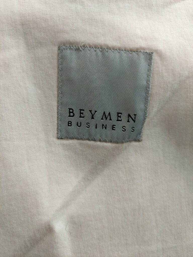 BEYMEN BUSINESS erkek yırtmaç detaylı çift düğmeli ceket - 9
