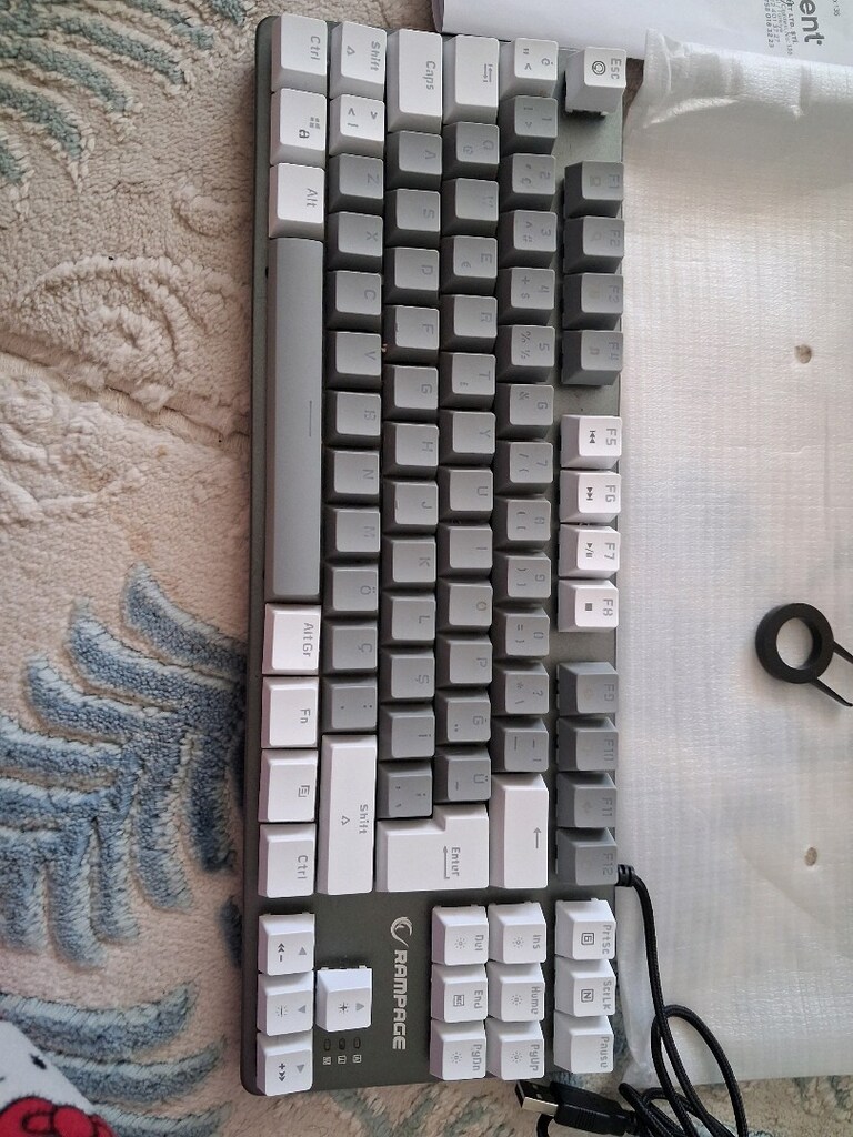 RAMPAGE SNUG K14 LED IŞIKLI KLAVYE, TKR KLAVYE - 2