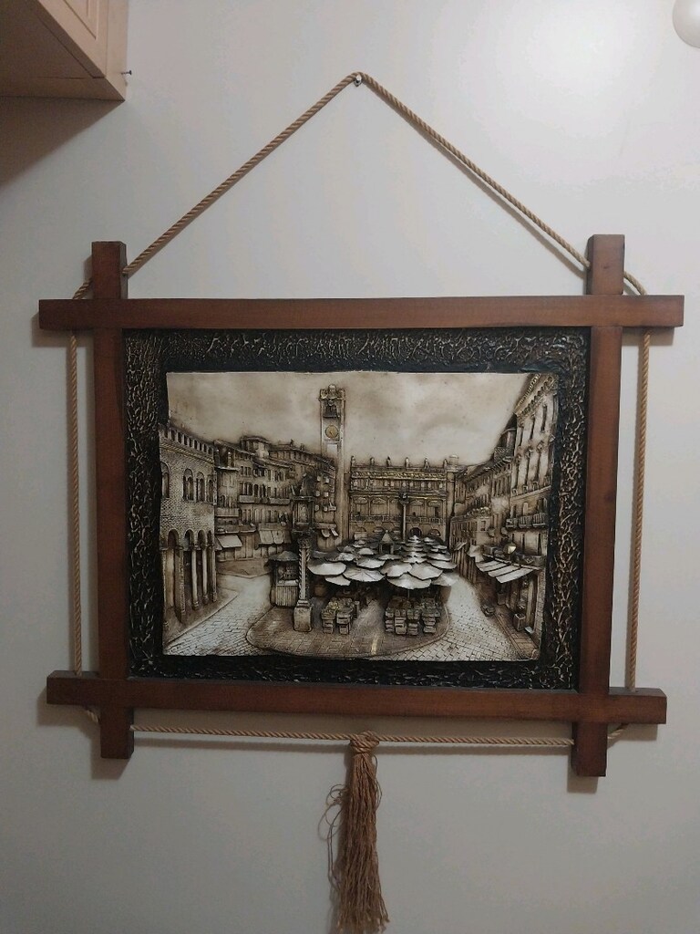 Ahşap Polysster Tablo - 5