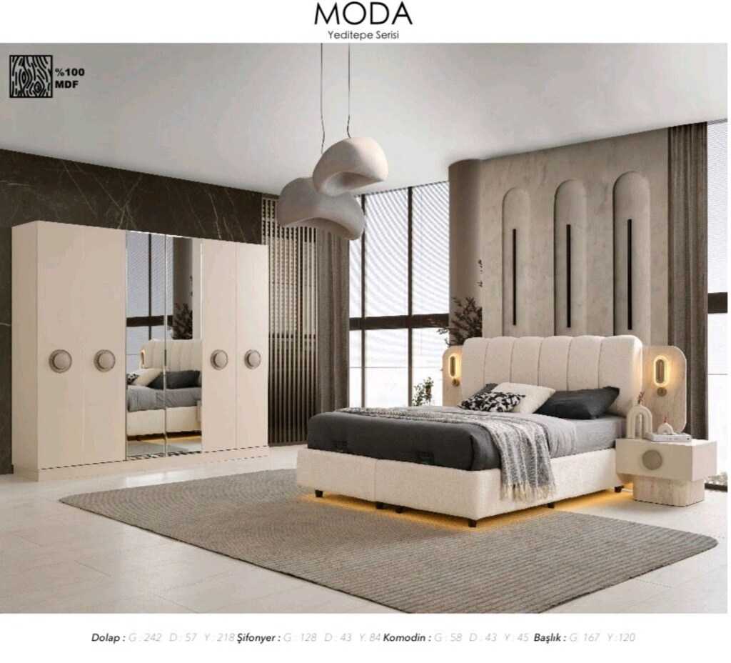 YEDİTEPE SERİSİ YATAK ODASI TAKIMLARI - 6