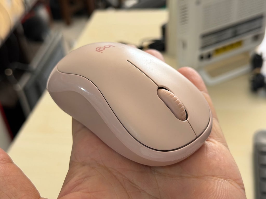 Logitech M240 Pembe Sessiz Optik Kablosuz Mouse - 4