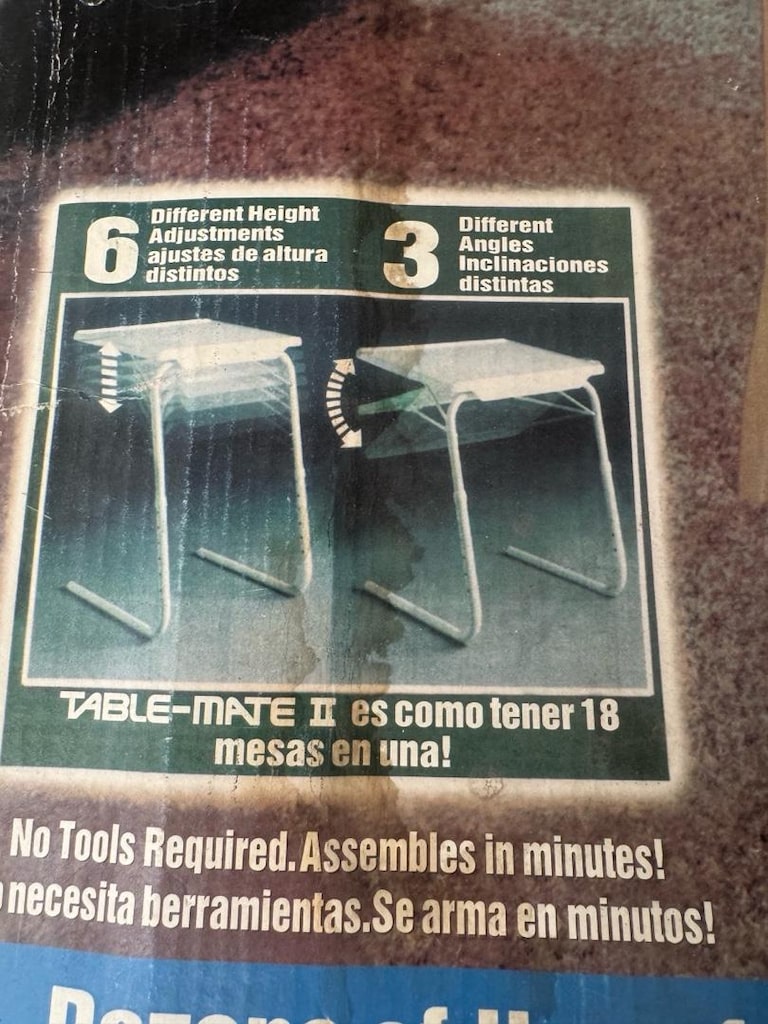 Table-Mate II Katlanabilir Ayarlanabilir Çok Amaçlı Sehpa - 3