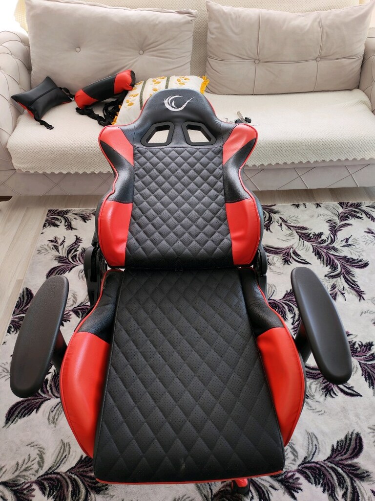 Rampage KL-R61 Styles Serisi Oyuncu Koltuğu Kırmızı - 3