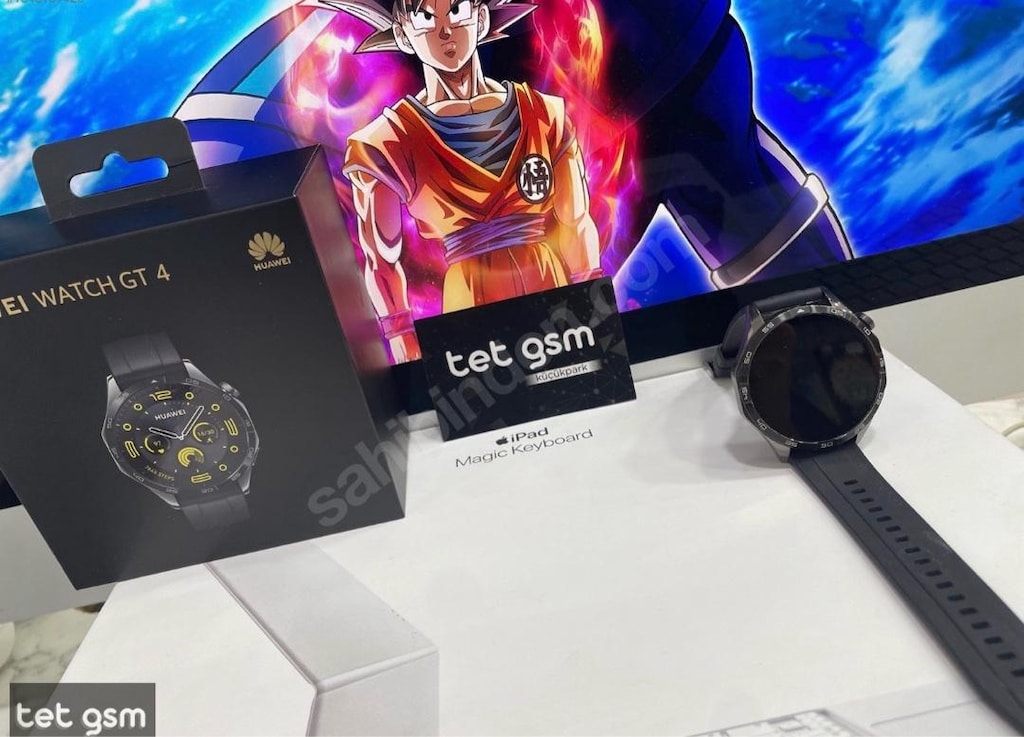 Watch GT 4 46 mm siyah Huawei Türkiye faturalı - 2