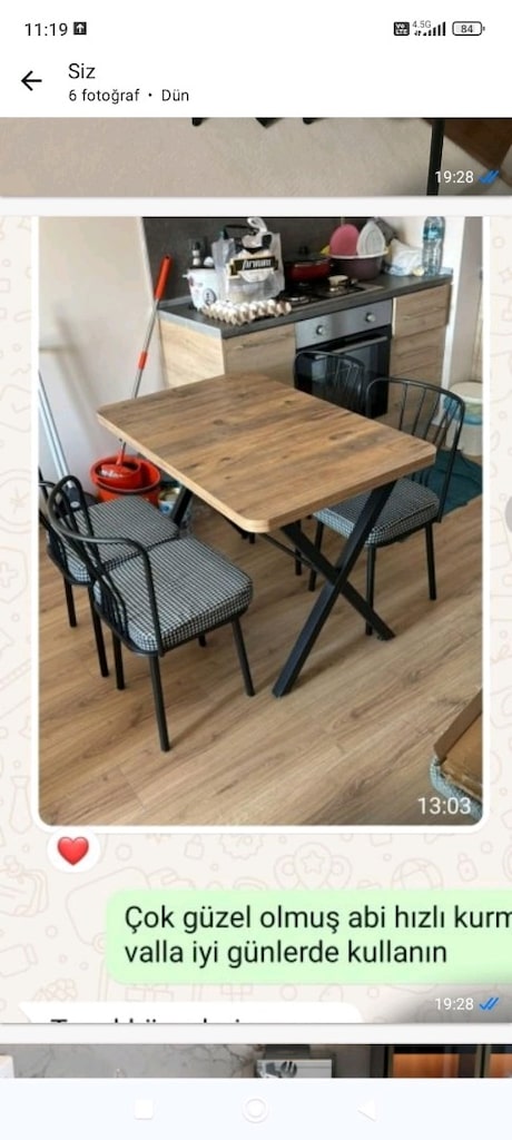 uygum fiyat x ayak masa sandalye takımı modelleri - 8