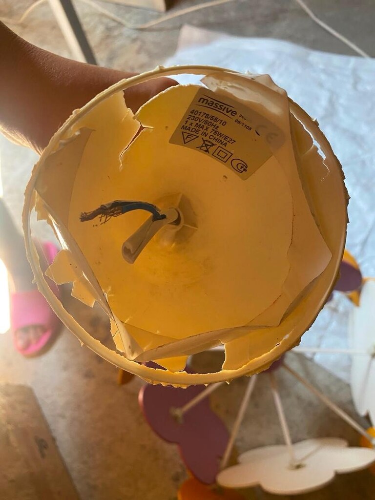 mobesko ahşap çocuk avize hasarsız temiz - 8