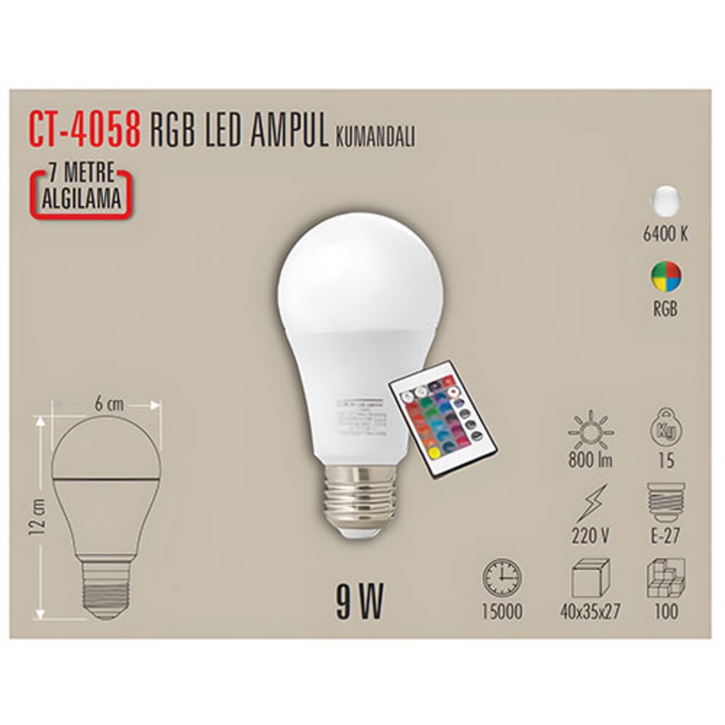 RGB Led Ampul Kumandalı - 3