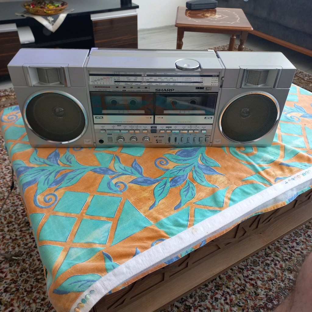 şharp gf 500 kaset radyo çalar - 2
