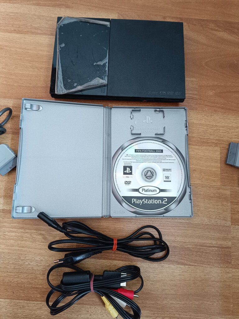 PS2 Slim + 2 adet A 1200 KORE Kol+Fifa 2005.Ücretsiz KARGO.Dikimevi - 8