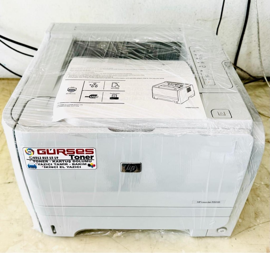 Yazıcı HP 2035 Mono Laserjet Ekonomik Hızlı Yüksek Kapasiteli - 6
