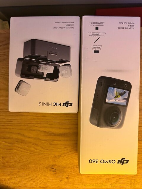 Dji osmo 360 ve mic mini 2 telefon baglantılı