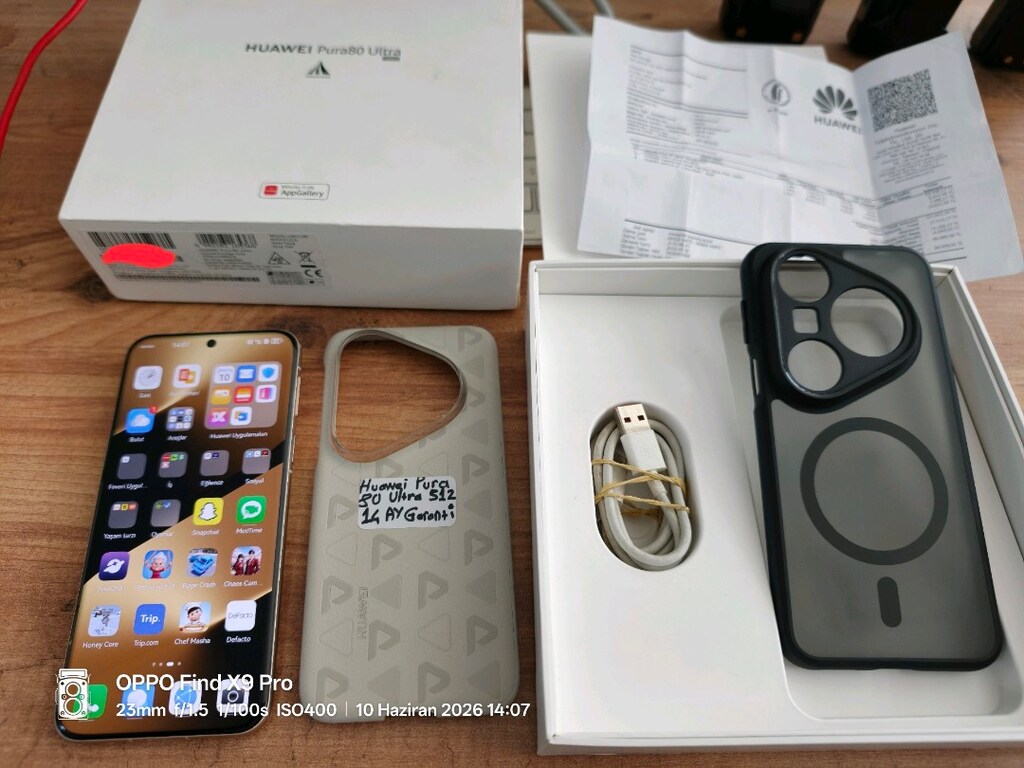 Huawei Pura 80 Ultra Dünyanın En İyi Kamerası 14 Ay Garanti Kutu fatu - 4