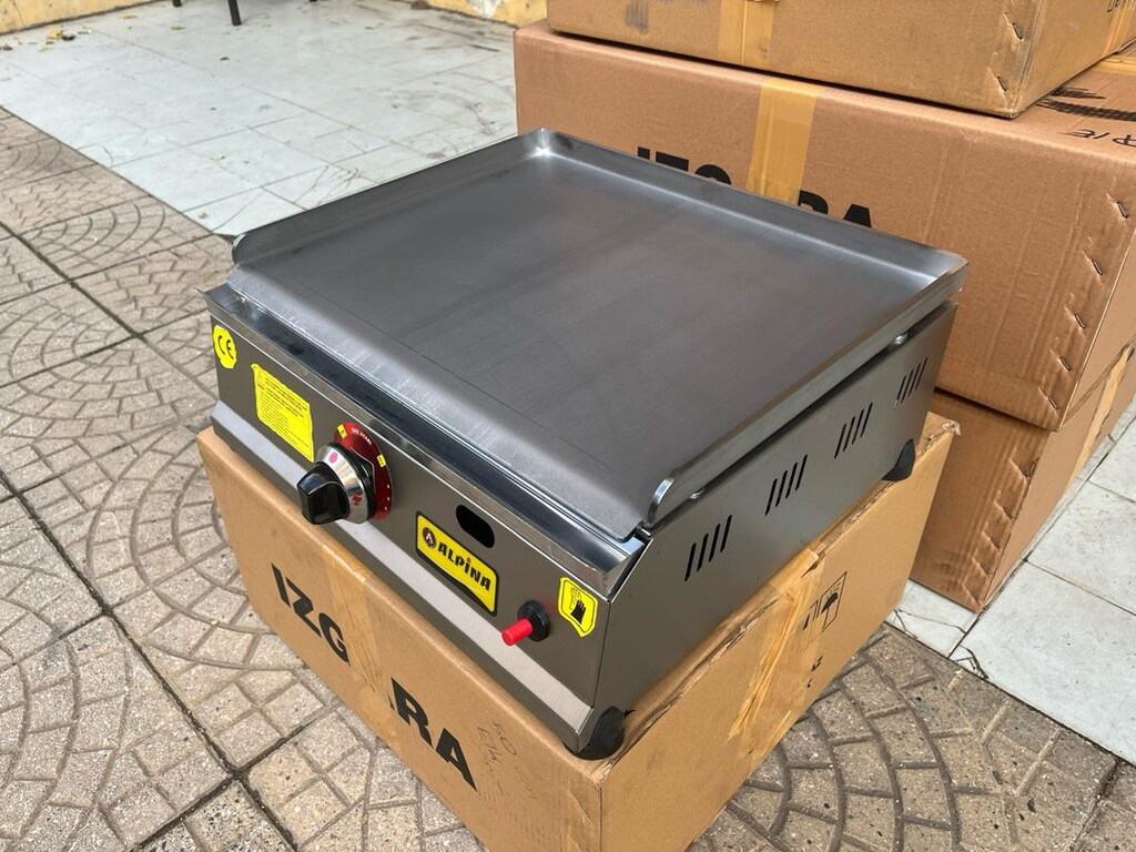 ALPİNA 50 CM SAC PLEYT IZGARA DOĞALGAZ CE BELGELİ SIFIR GARANTİLİ - 2