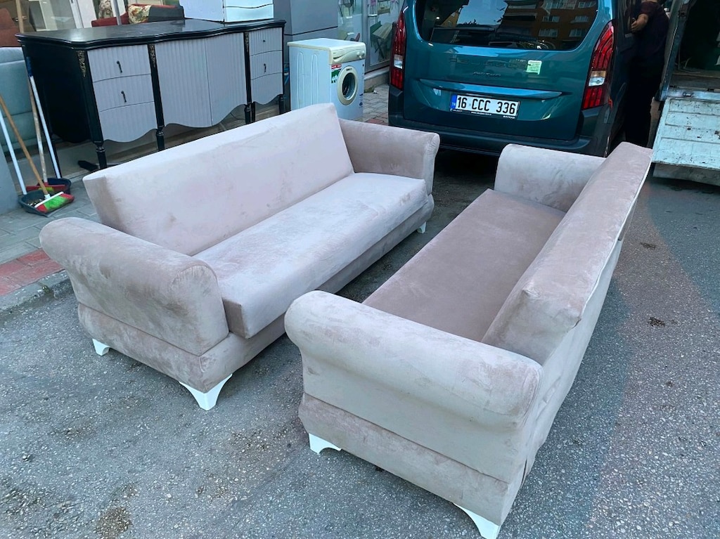 2 adet koltuk çekyat sıfır kaplama bursa içi ücretsiz teslimat yapıyrz - 2